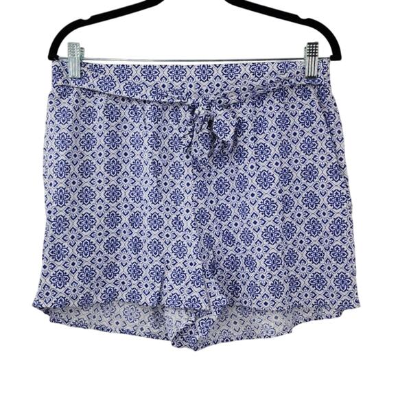 Primark Cares Blue & White Lightweight Shorts - Size 10 - Picture 1 of 4